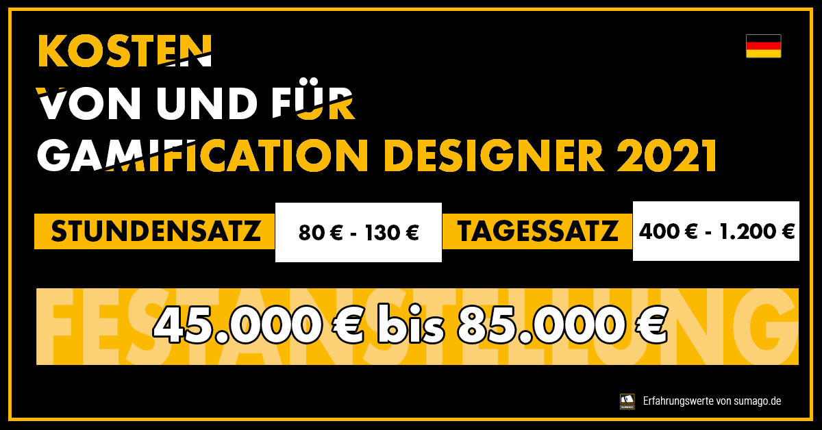 Was kosten Gamification Designer 2021