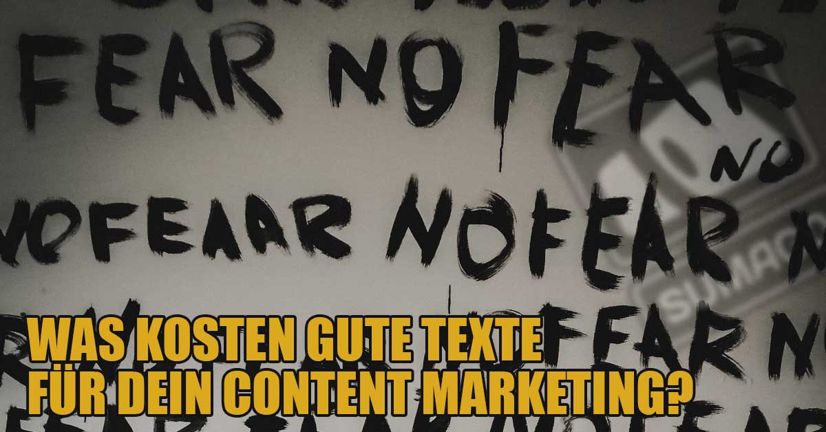 Was kosten gute Texte