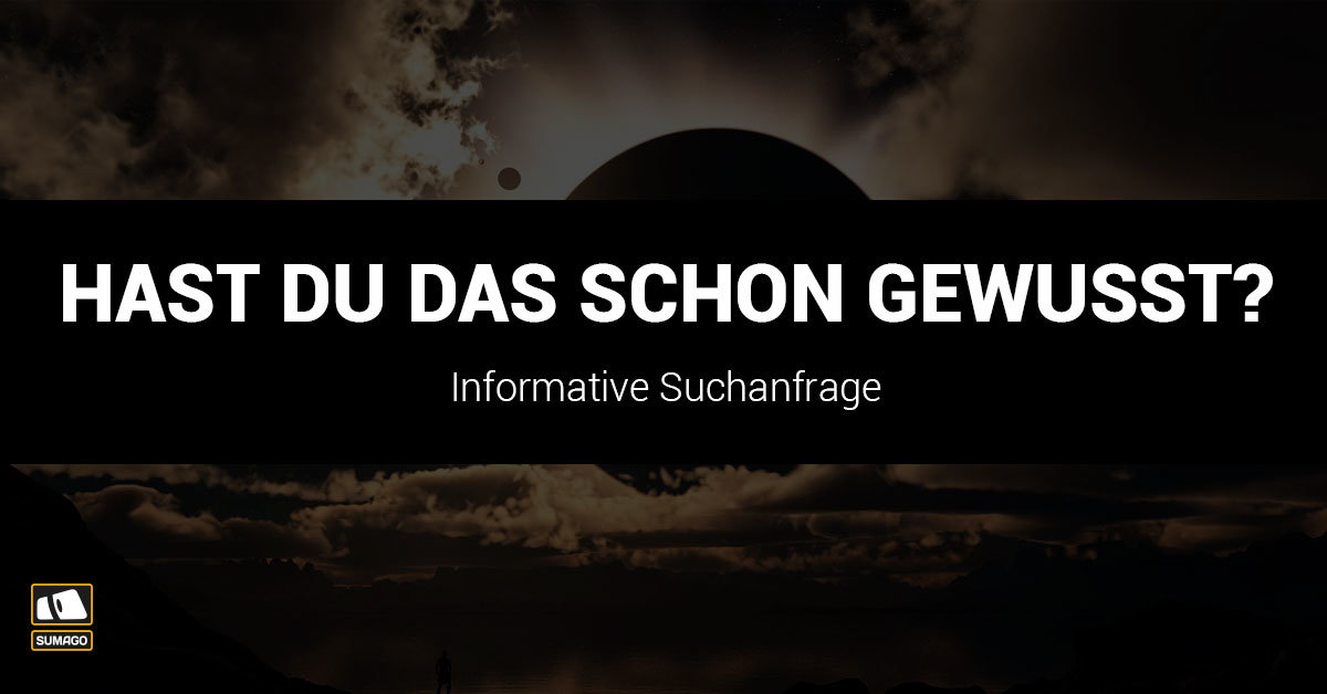 Informative Suchanfragen