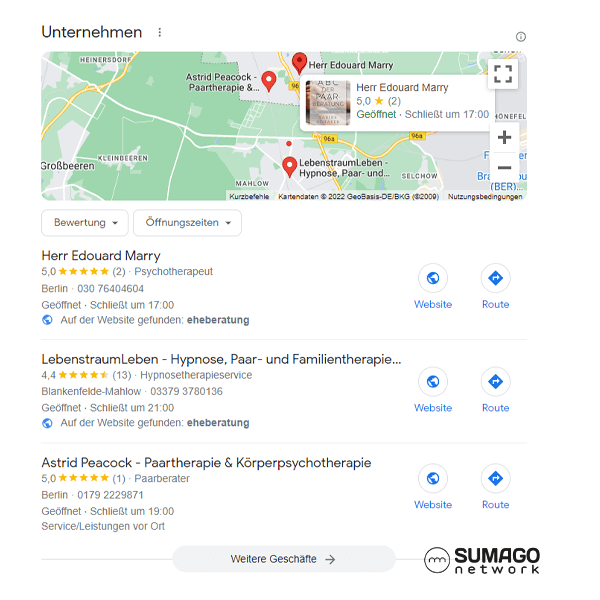 Mehr Leads für Eheberater | SUMAGO network