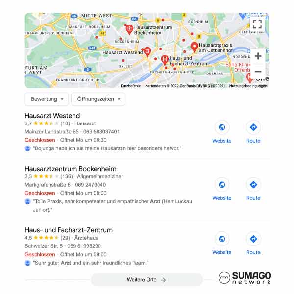 Patientenakquise für Ärzte und Arztpraxen | SUMAGO network