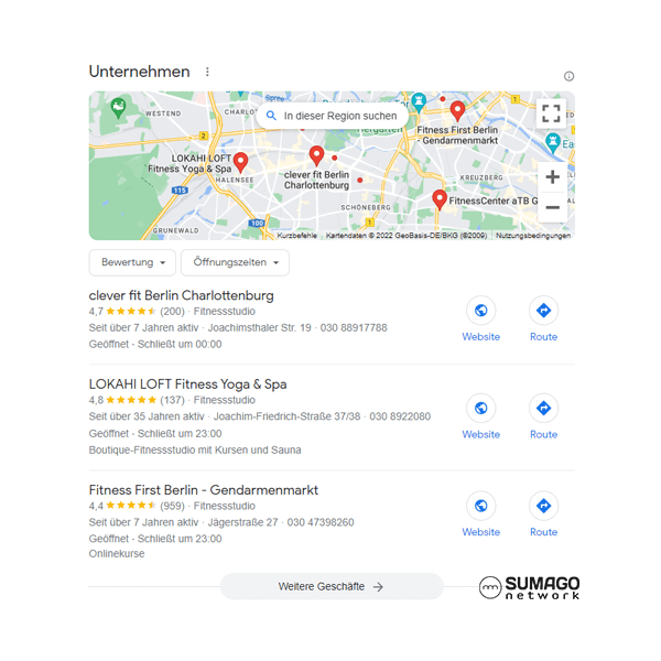 Mehr Leads für Fitnesscenter | SUMAGO network