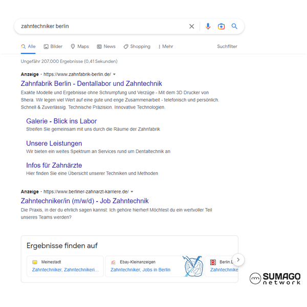 Mehr Kunden für Zahntechniker | SUMAGO network
