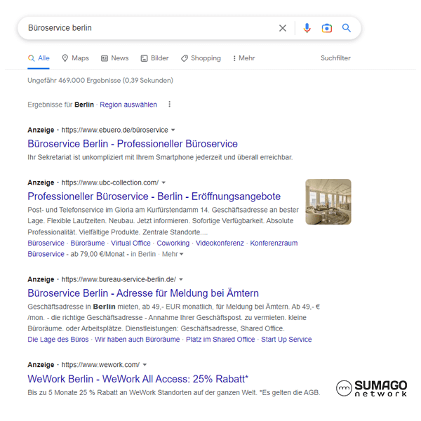 Mehr Kunden für Büroservice | SUMAGO network