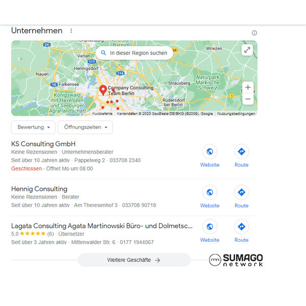 Neue Kunden für Consulting-Anbieter | SUMAGO network