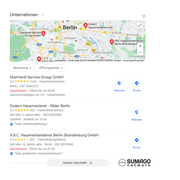 Neue Kunden für Hausmeisterdienste | SUMAGO network