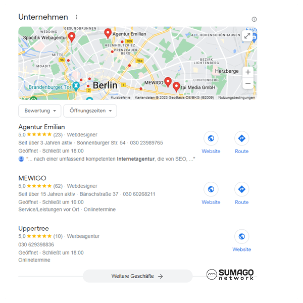 Neue Kunden für Internetagenutren | SUMAGO network