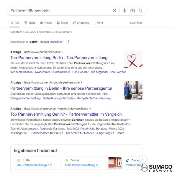 Mehr Kunden für Partnervermittlungen | SUMAGO network