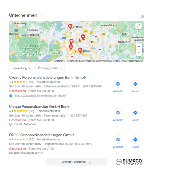 Neue Kunden für Personaldienstleister | SUMAGO network