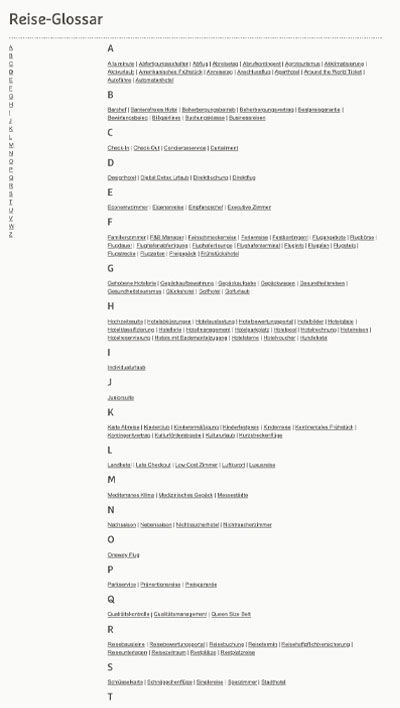 Glossar Übersichtsseite | SEONAUTEN