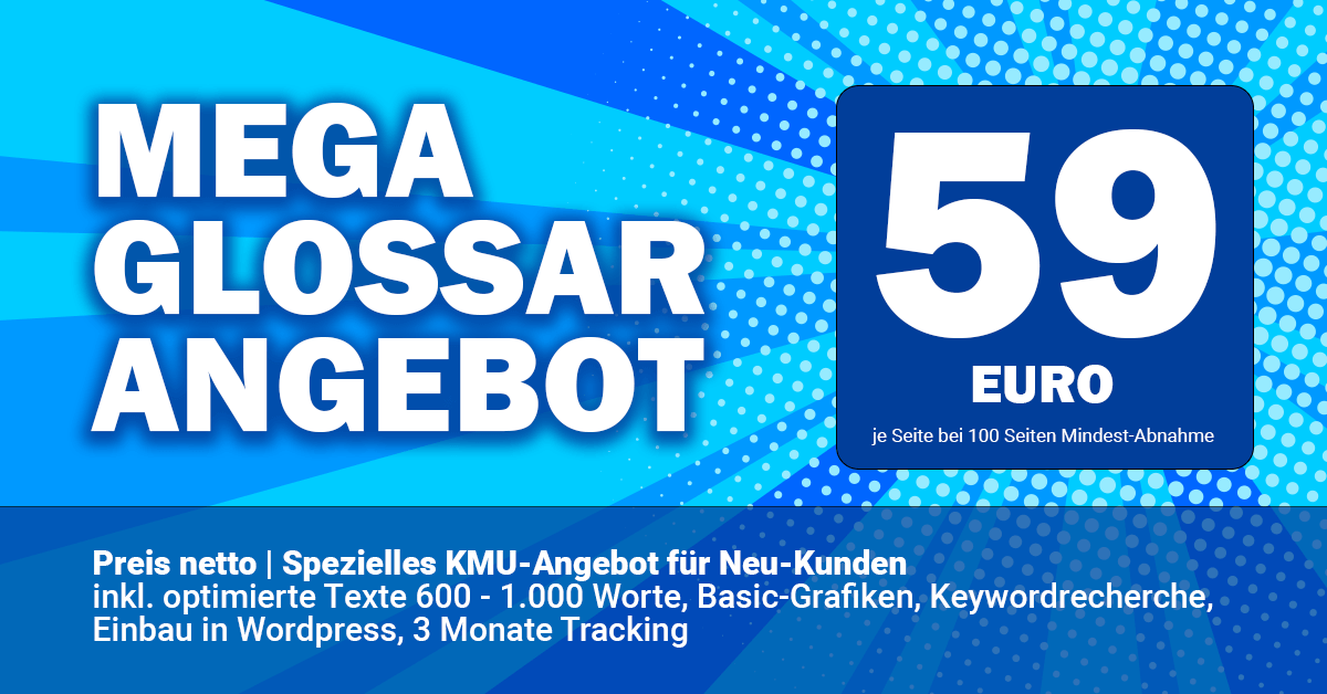 Angebot optimiertes Glossar | SEONAUTEN